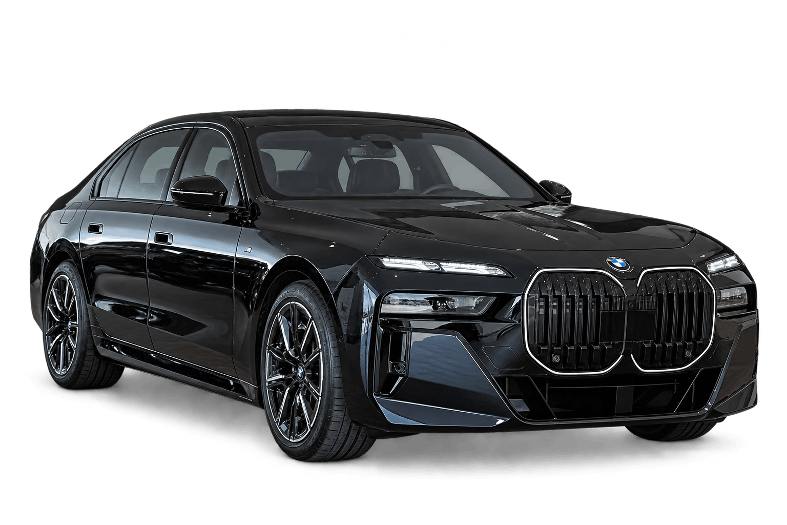 BMW Série 7 noire avec chauffeur