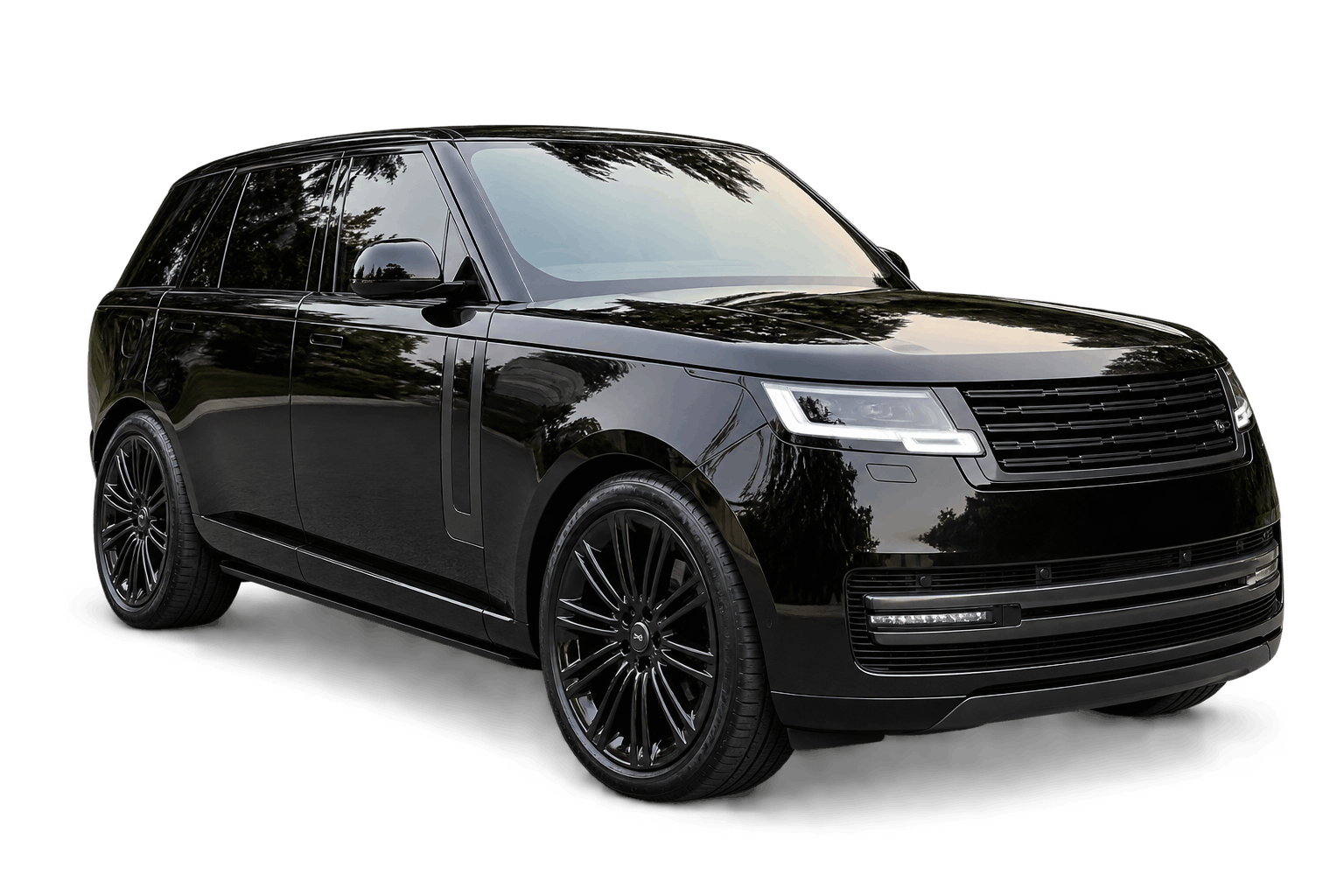 Range Rover noir avec chauffeur