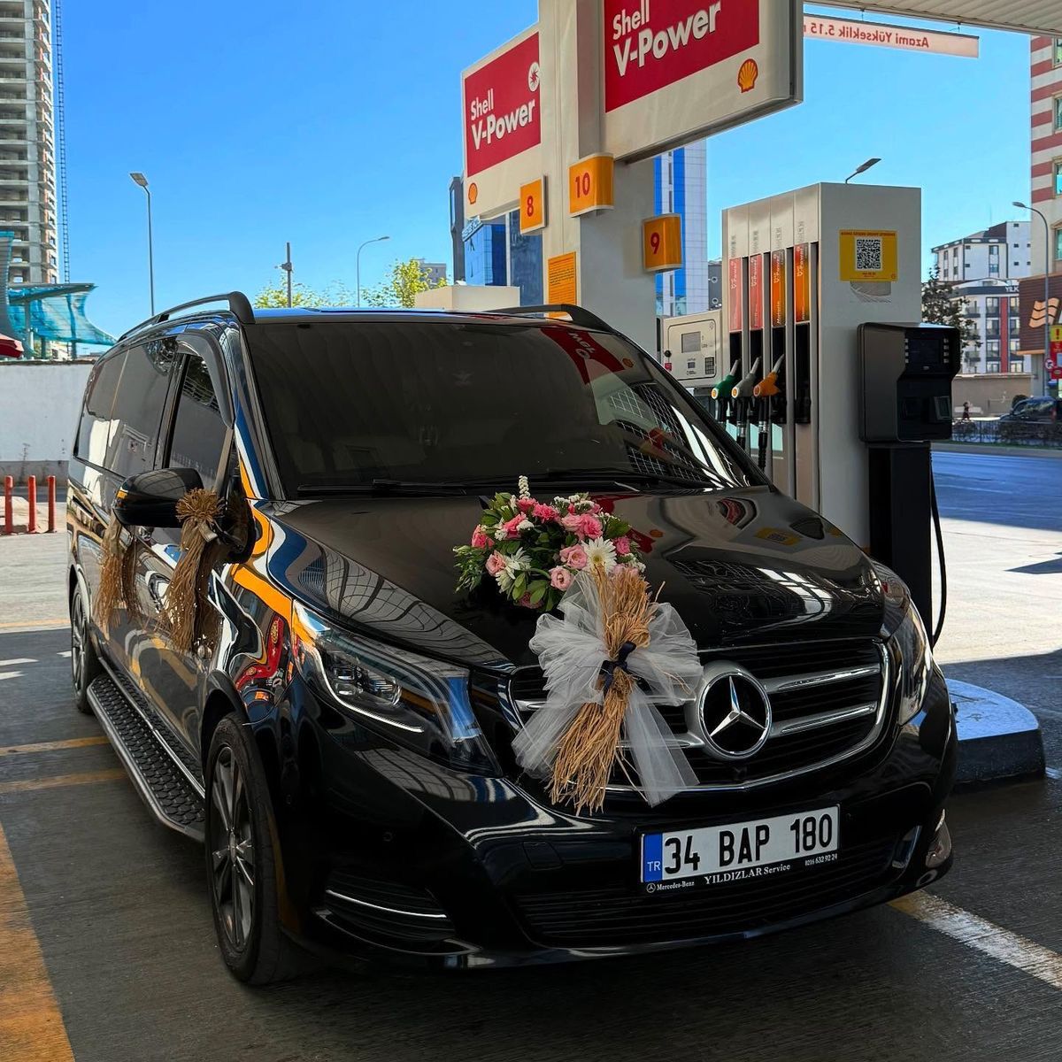 Voiture de mariage avec chauffeur